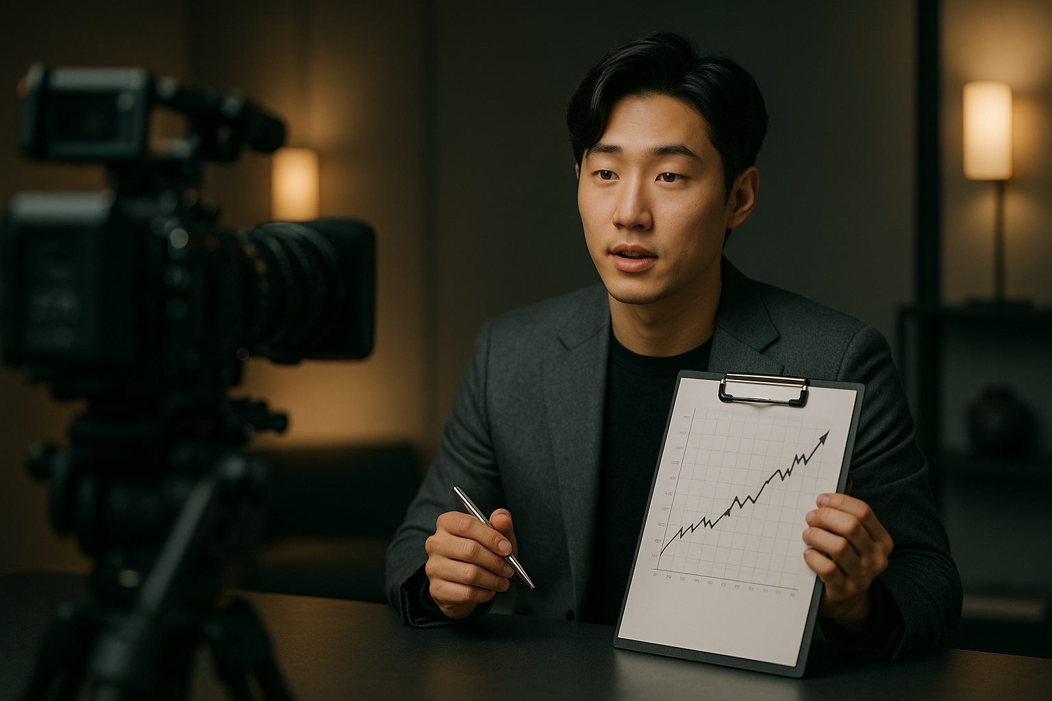 투자 교육 콘텐츠 제작 모습